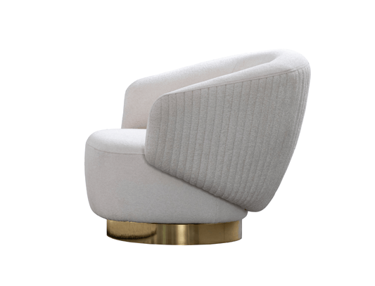 Erzin Swivel Accent Chair - side view