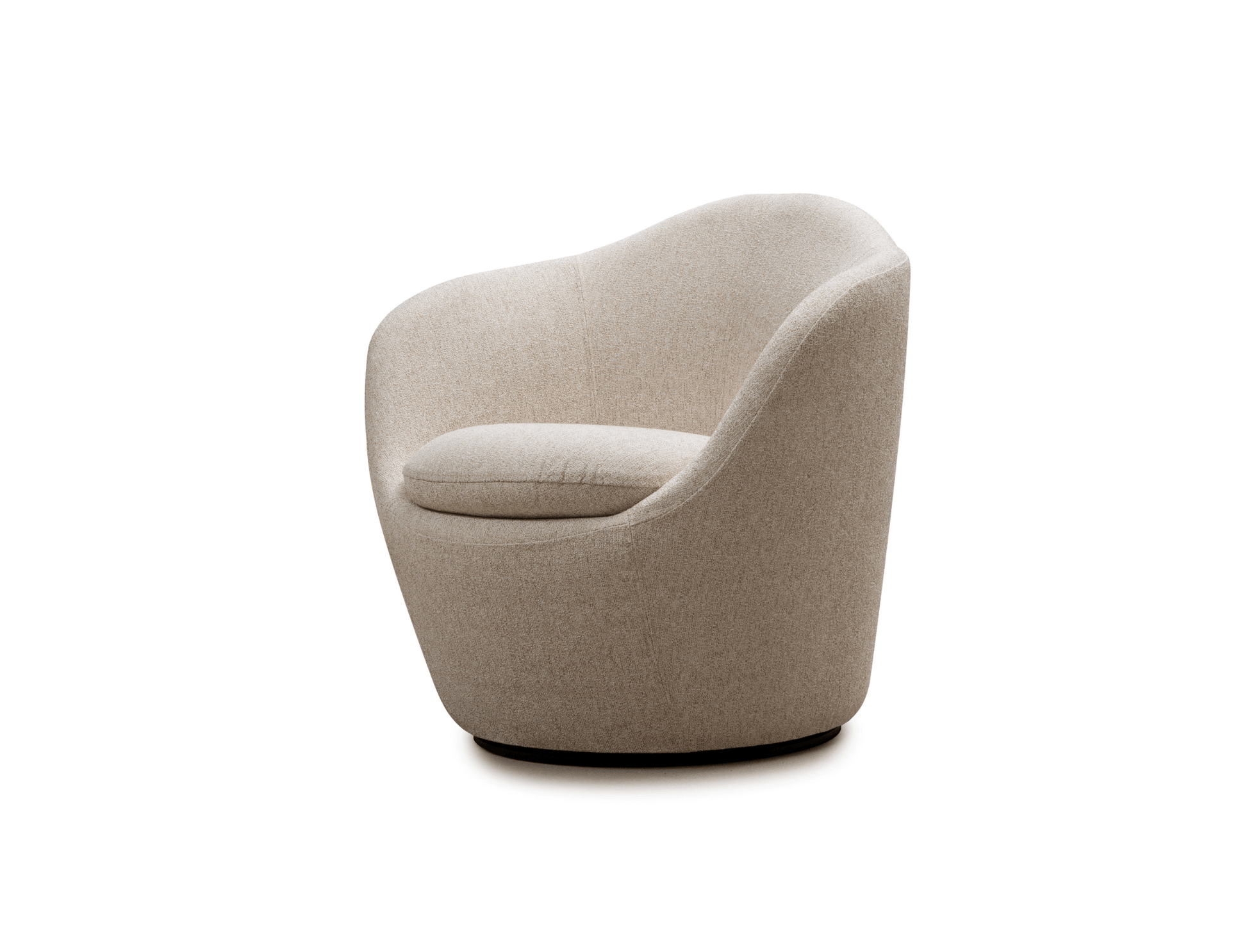 Stone Accent Chair - left side view