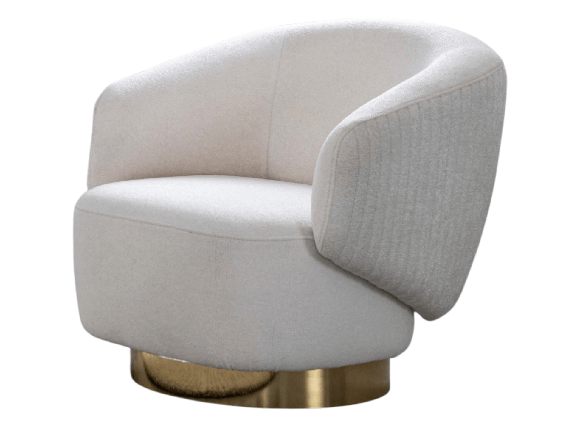 Erzin Swivel Accent Chair - side view 