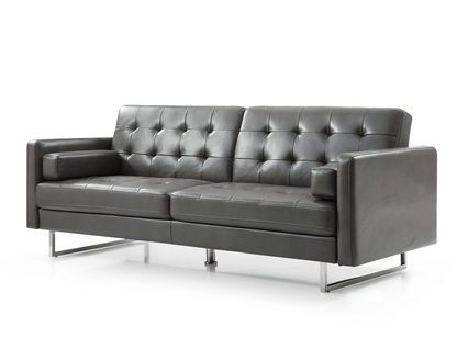 Giovanni Sofa Bed - side view - black