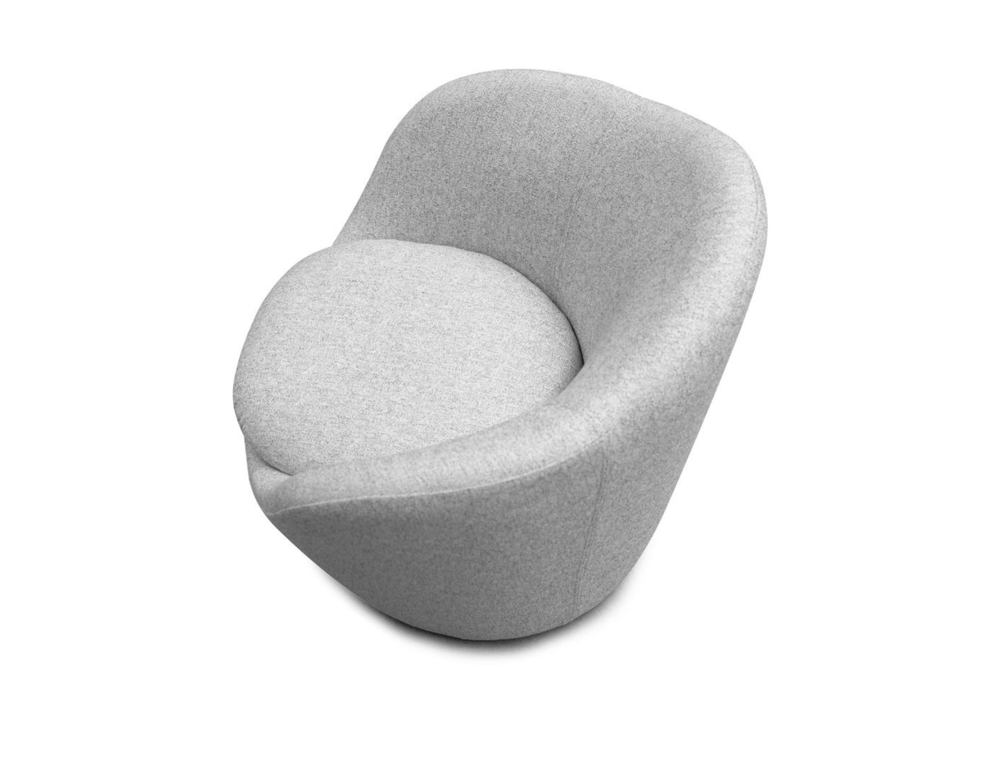 Stone Accent Chair - top view