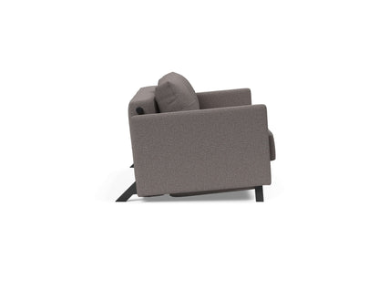 Cubed Full Size Sofa Bed With Arms - side view