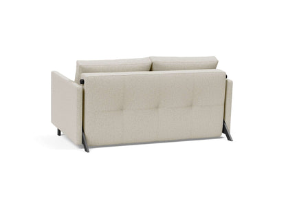 Cubed Full Size Sofa Bed With Arms - back view