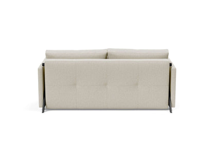 Cubed Queen Size Sofa Bed With Arms - back view