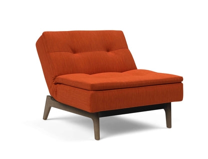 Dublexo Eik Chair Smoked Oak - recliner side view