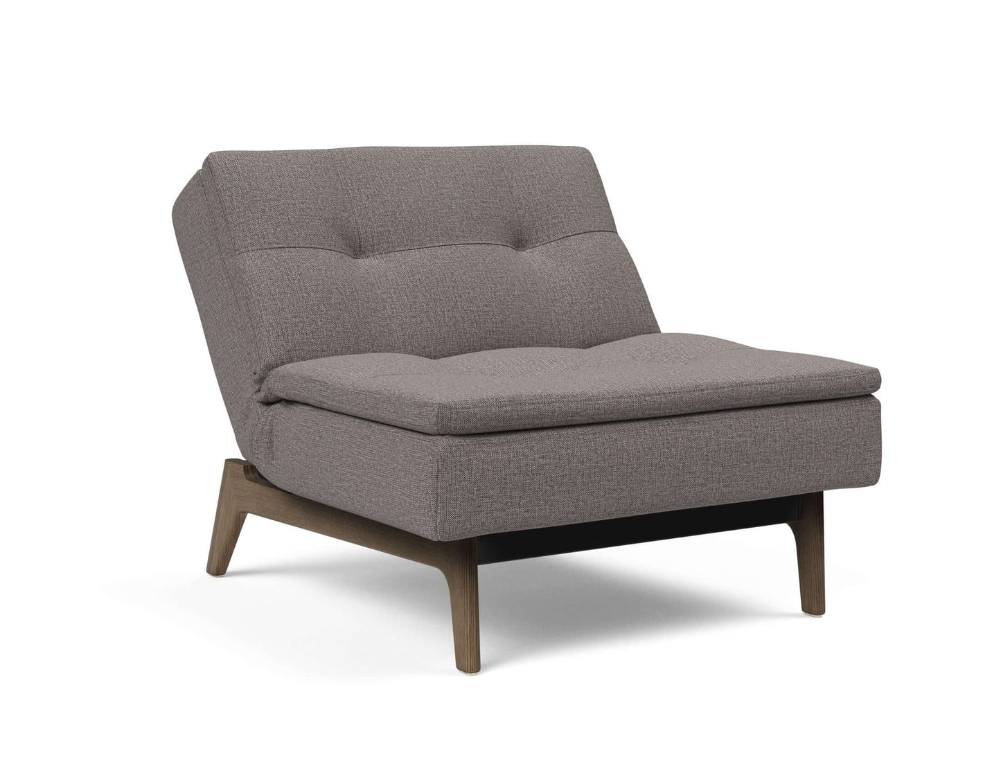 Dublexo Eik Chair Smoked Oak - recliner side view 