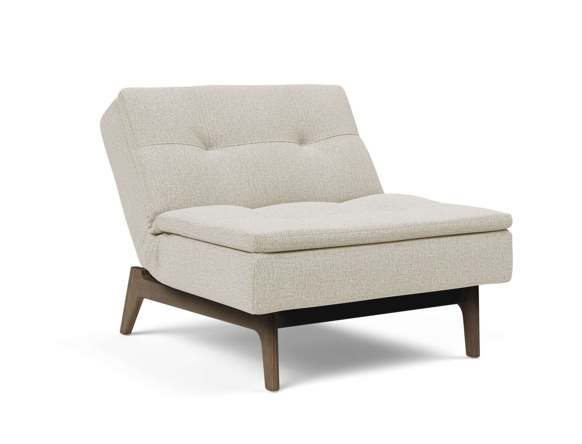 Dublexo Eik Chair Smoked Oak - recliner side view 