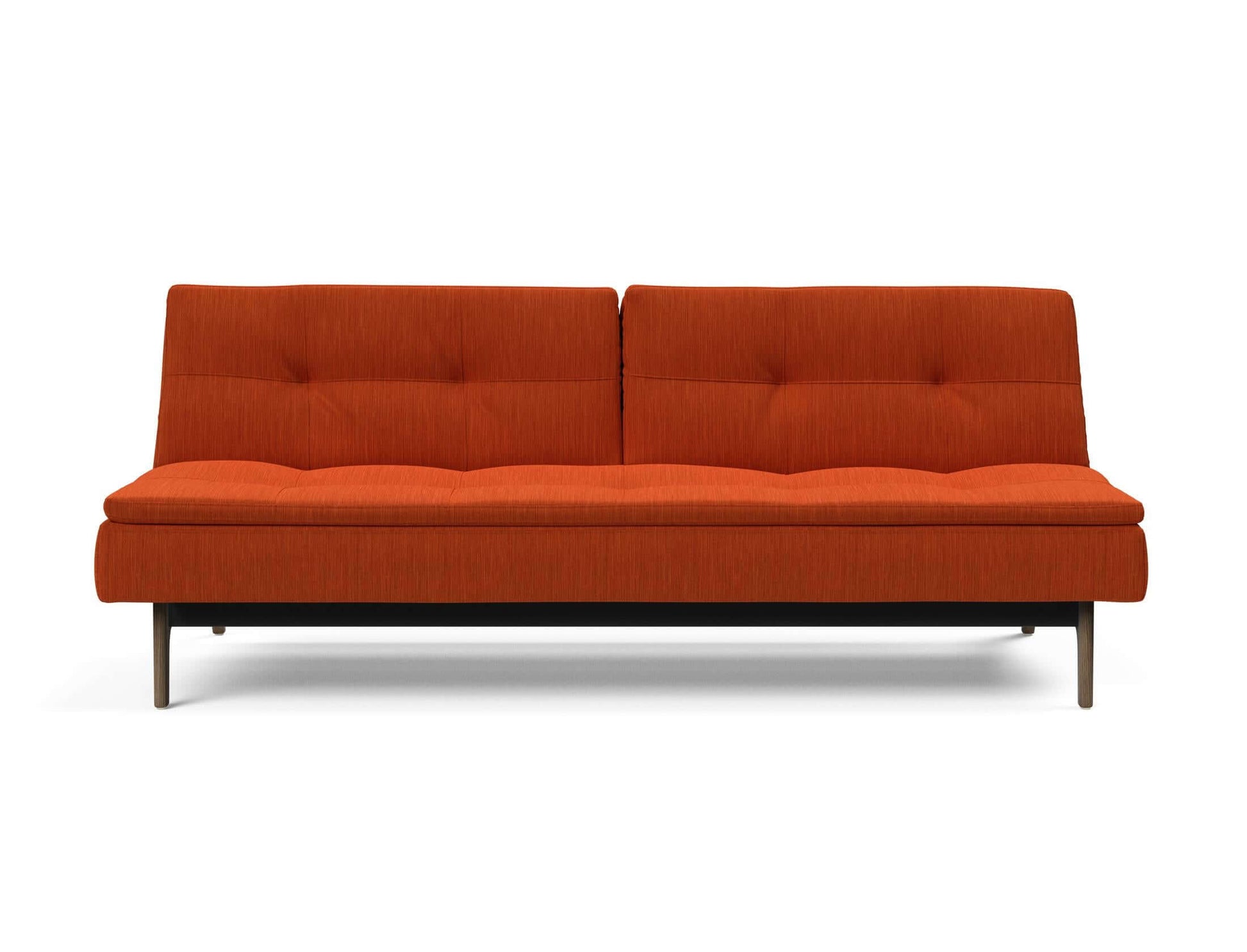 Dublexo Eik Sofa Bed Smoked Oak - front view 