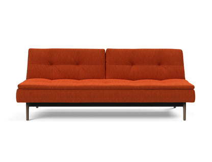 Dublexo Eik Sofa Bed Smoked Oak - front view 