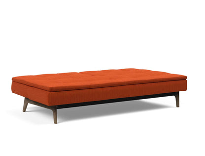 Dublexo Eik Sofa Bed Smoked Oak - recliner side view