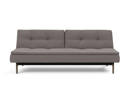 Dublexo Eik Sofa Bed Smoked Oak - front view 