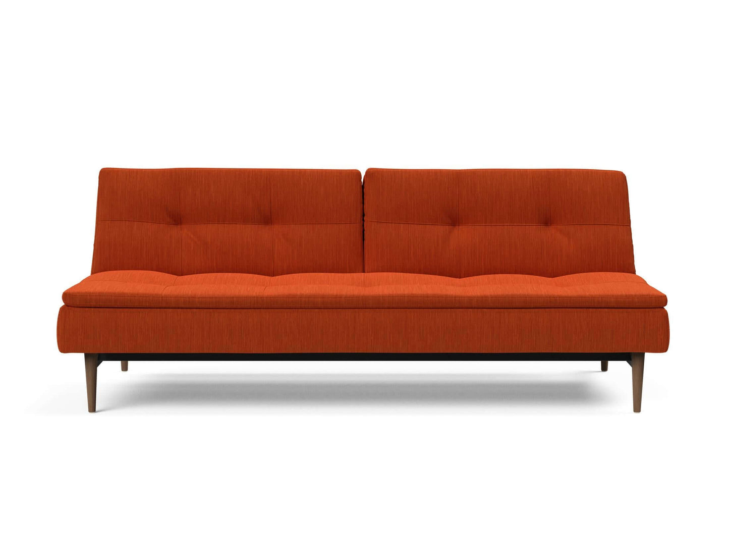 Dublexo Styletto Sofa Bed Dark Wood - front view 