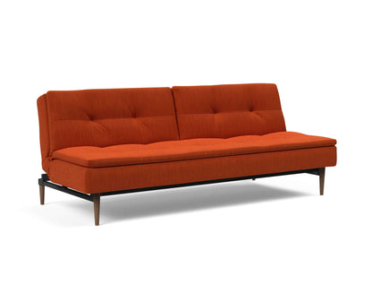 Dublexo Styletto Sofa Bed Dark Wood - side view 