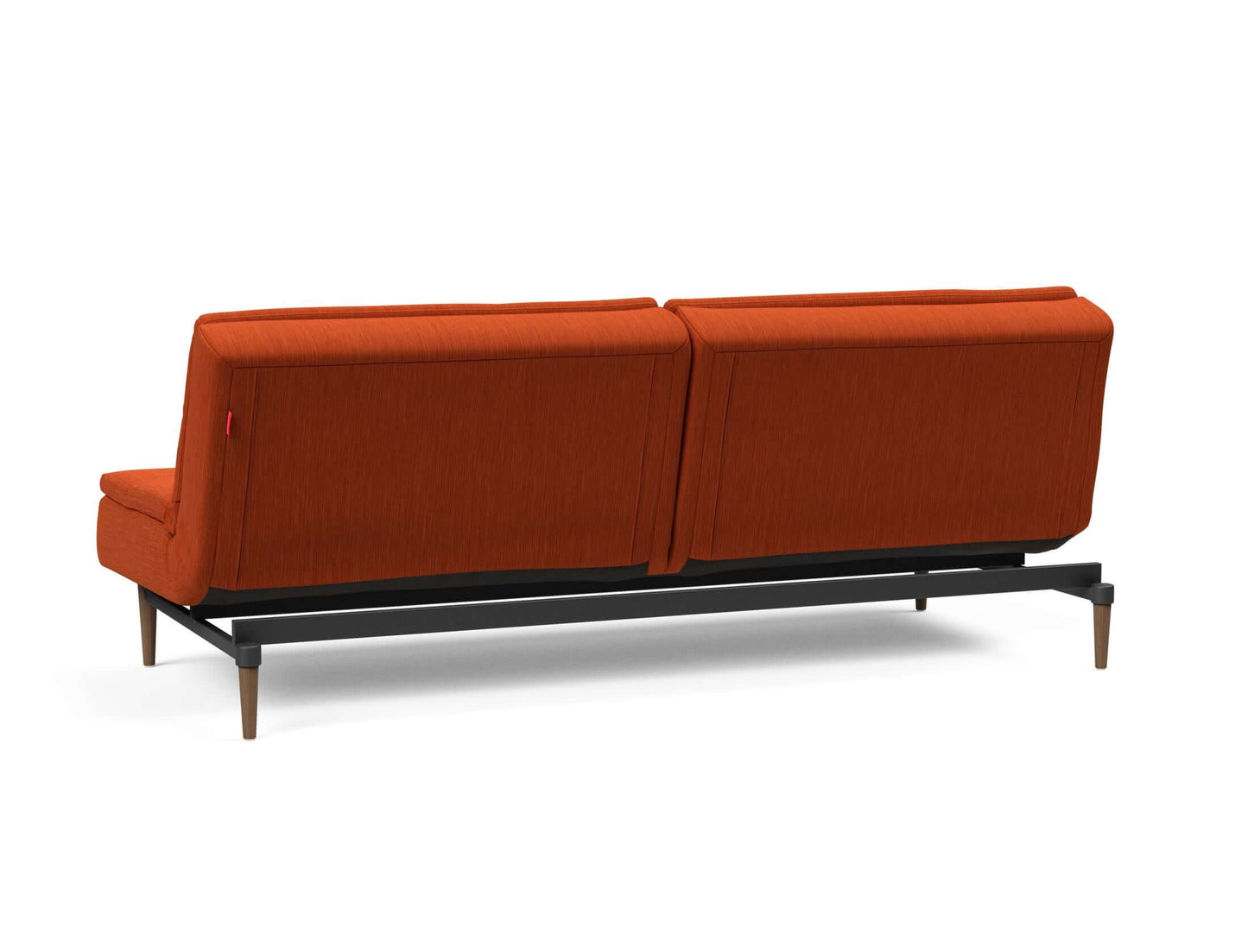 Dublexo Styletto Sofa Bed Dark Wood - back view 