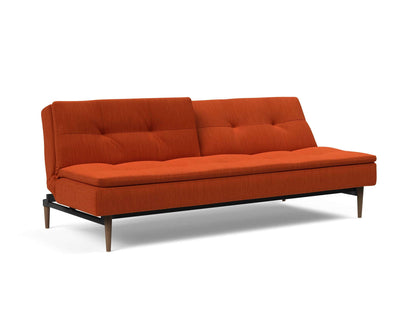 Dublexo Styletto Sofa Bed Dark Wood - side view 