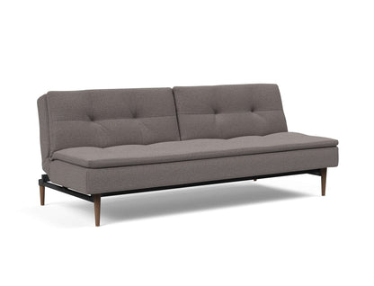 Dublexo Styletto Sofa Bed Dark Wood - side view 