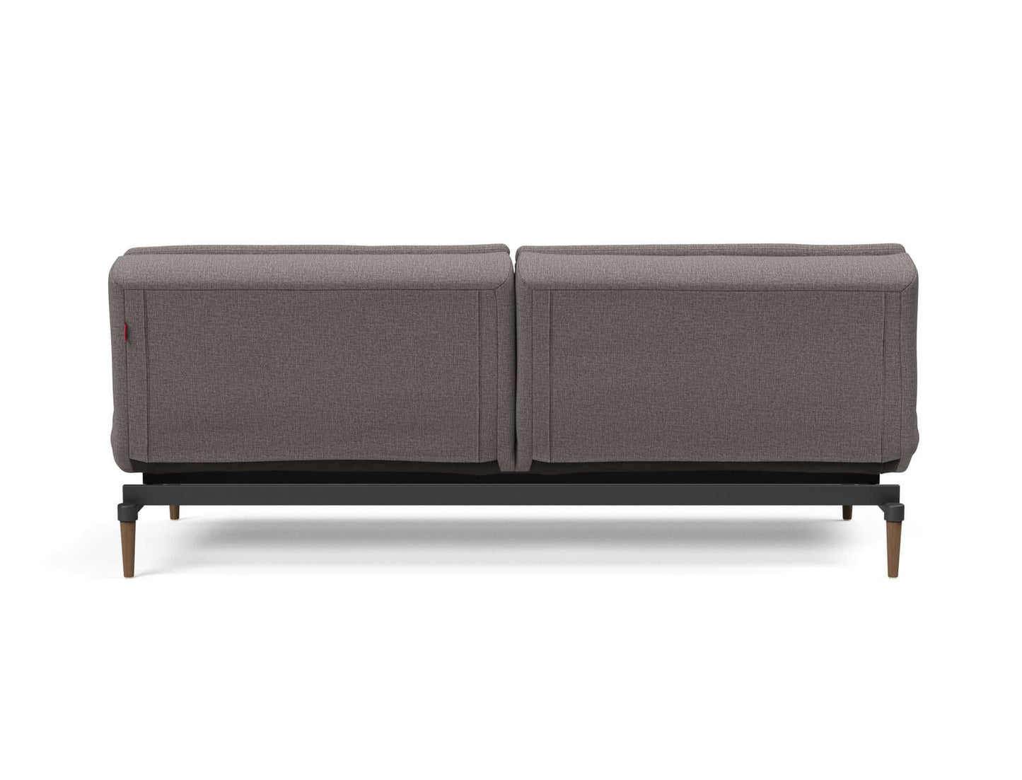 Dublexo Styletto Sofa Bed Dark Wood - back view 