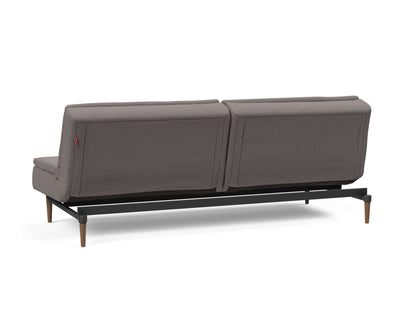 Dublexo Styletto Sofa Bed Dark Wood - back view 