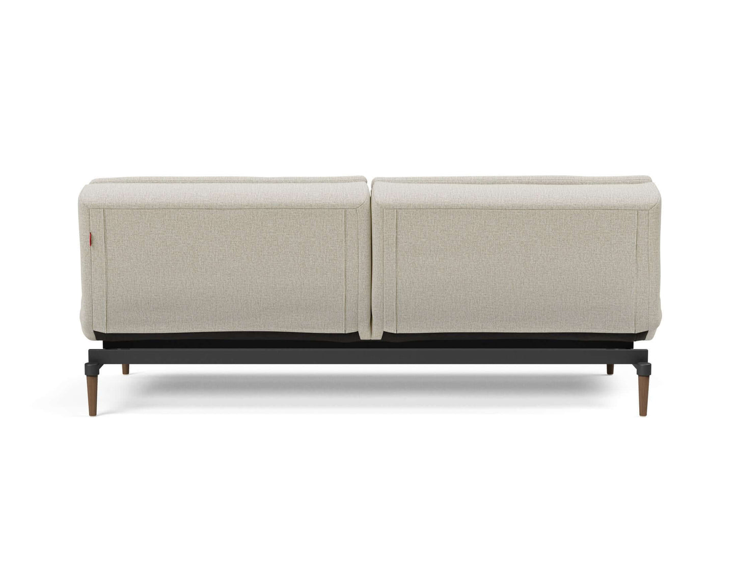 Dublexo Styletto Sofa Bed Dark Wood - back view 