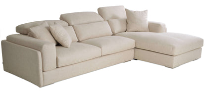 Hollywood Sectional Sofa - side view - chaise left orientation 