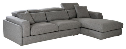 Hollywood Sectional Sofa - side view - chaise left orientation 