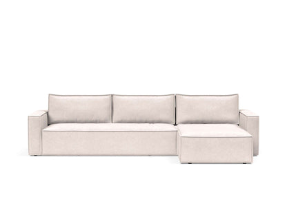 Newilla Sofa Bed With Lounger with Standard Arms