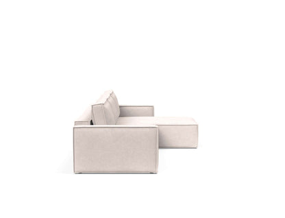 Newilla Sofa Bed With Lounger with Standard Arms