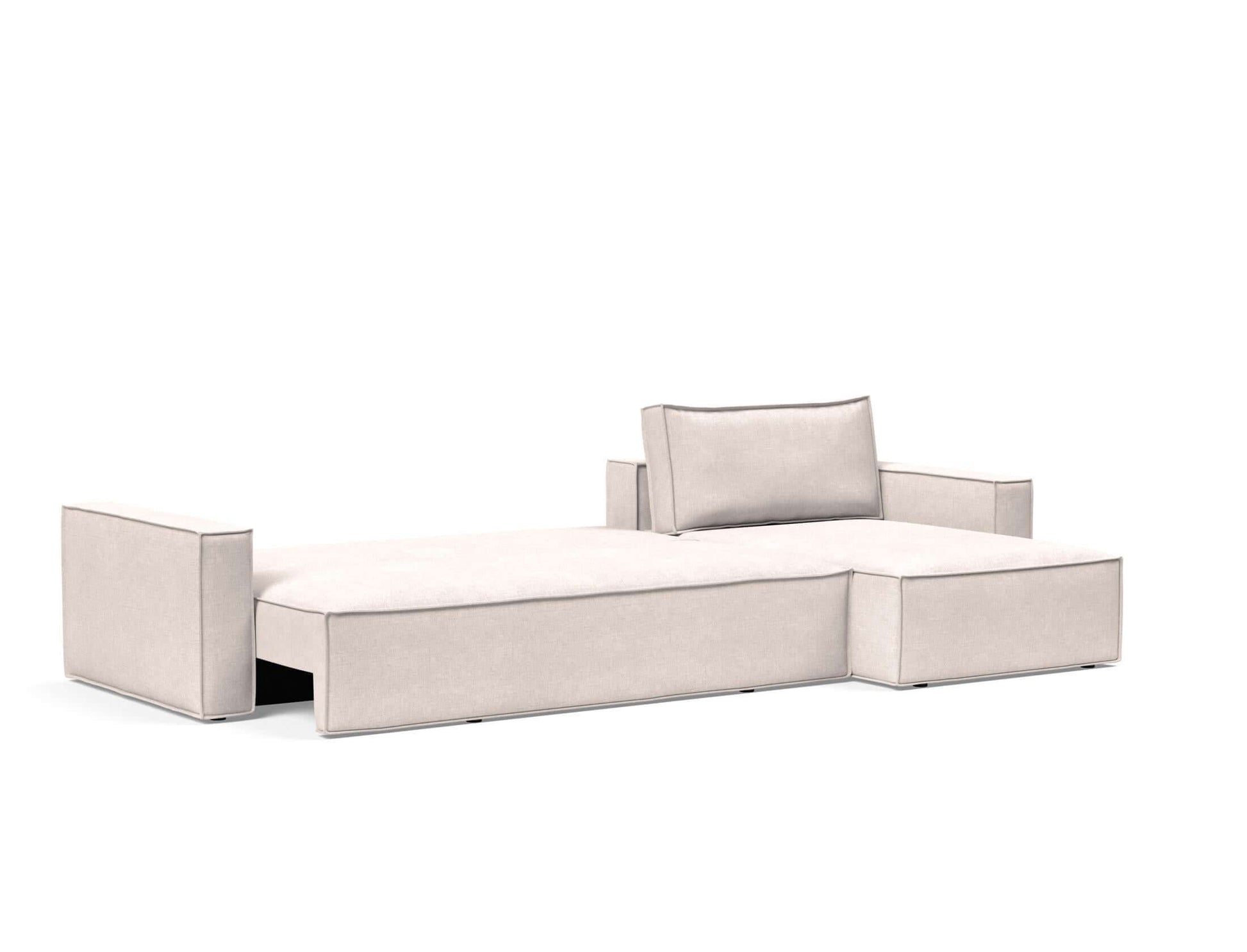 Newilla Sofa Bed With Lounger with Standard Arms