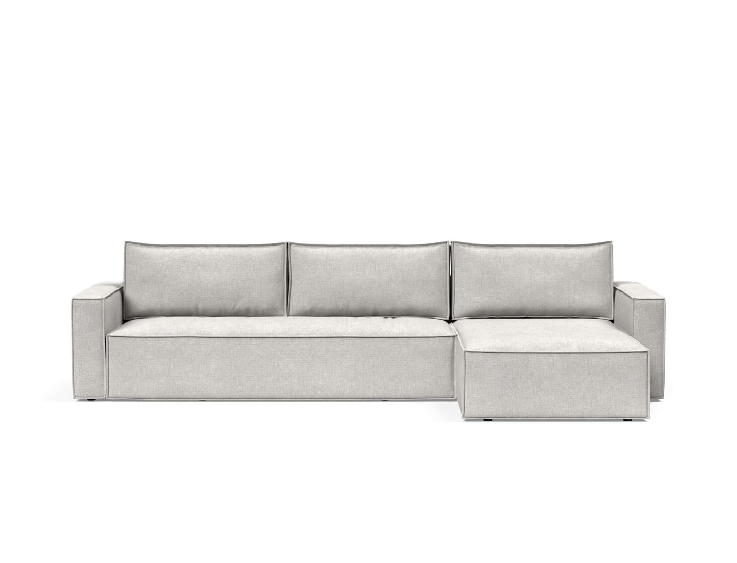 Newilla Sofa Bed With Lounger with Standard Arms