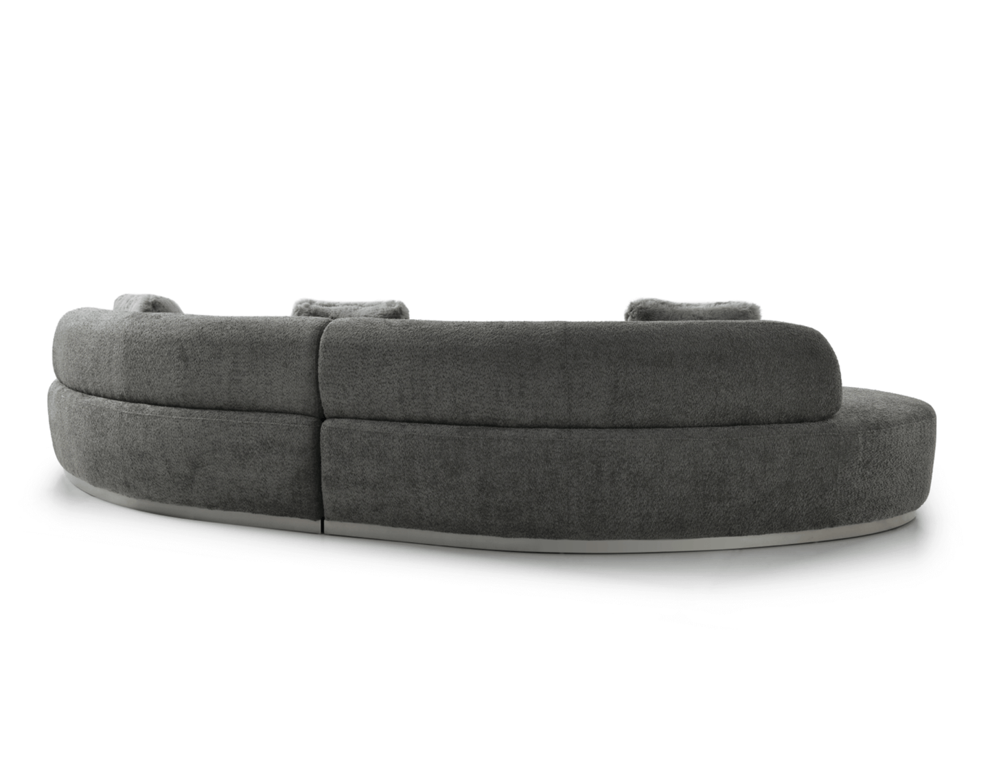 Perla Curved Sofa - back view 